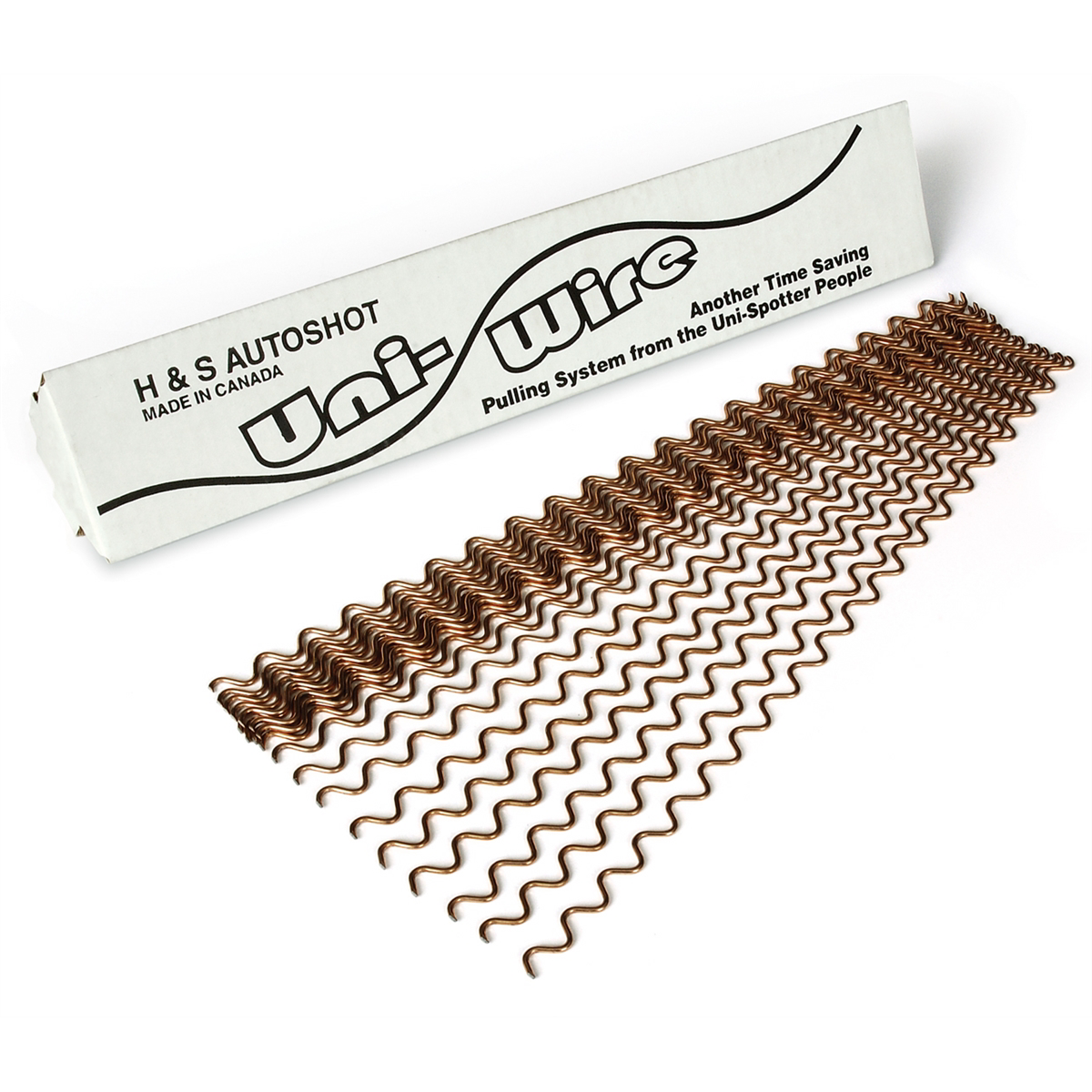 H&S AutoShot UNI-2102 Uni-Wire Dent Pull 2mm Wiggle Wire Copper Flash (1 Lb.)