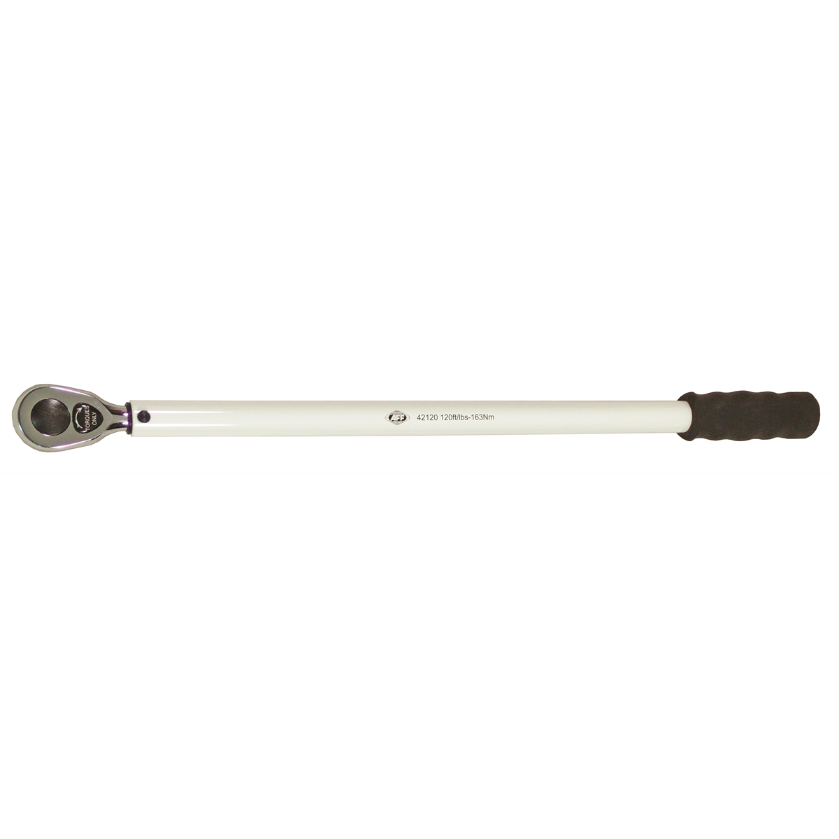 American Forge & Foundry AFF - Torque Wrench - 1/2" Drive - Preset - 120 65 Ft/Lbs (163 Nm) - White