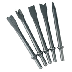 Ingersoll Rand 7" Hammer Chisel Set, .401" Shank, 5-Piece