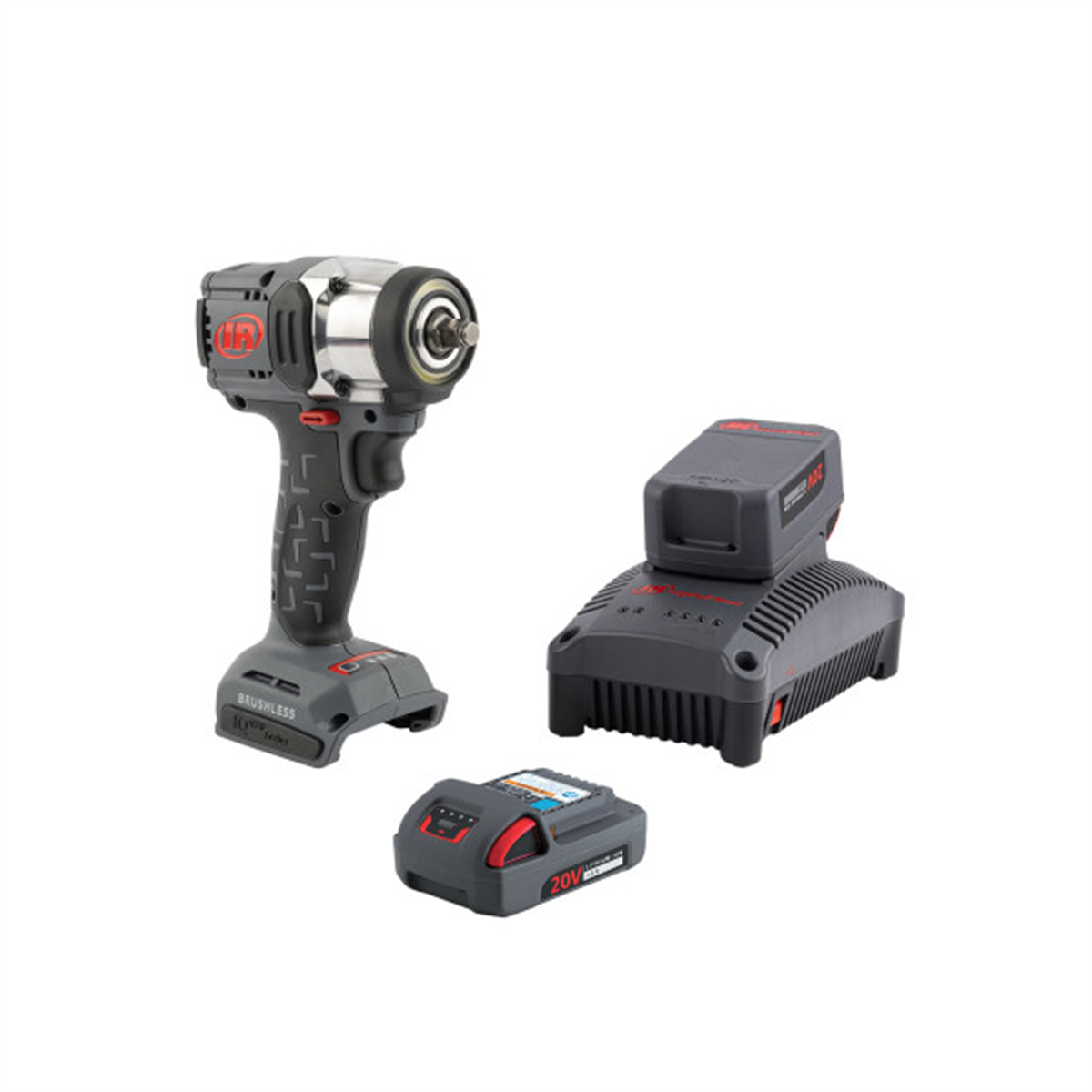 Ingersoll Rand 20v 3/8" Compact Impact Wrench - 2-Battery Kit
