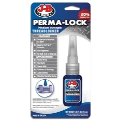 J B Weld J-B Weld 24213 Perma-Lock Medium Strength Threadlocker - Blue - 13 ml.