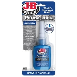 J B Weld J-B Weld 24236 Perma-Lock Medium Strength Threadlocker - Blue - 36 ml.