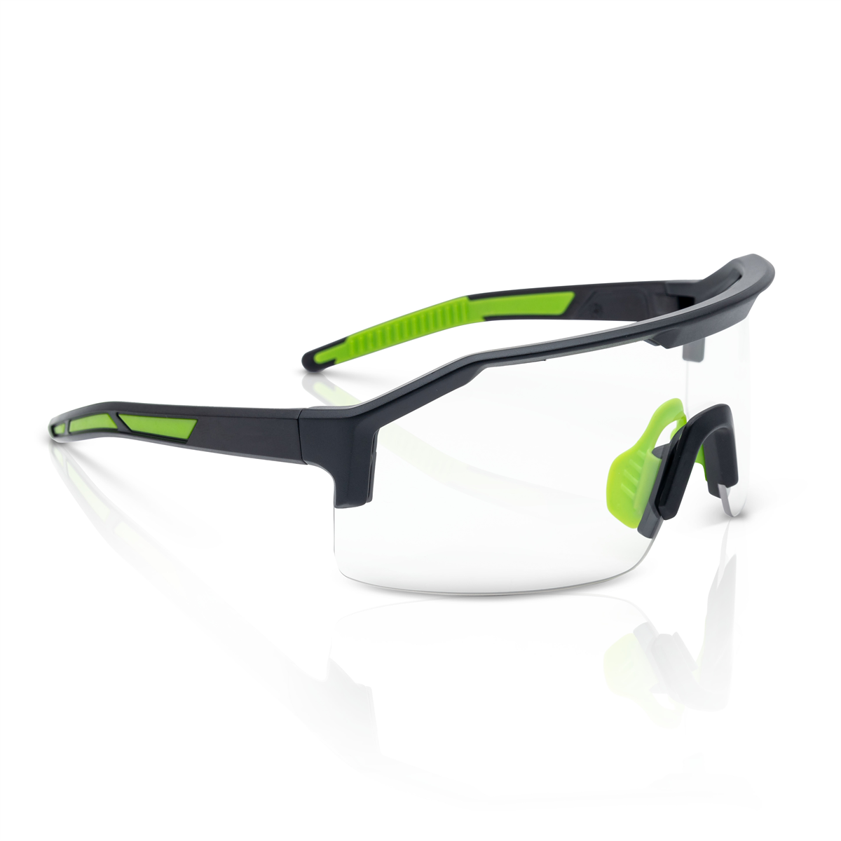 Jackson Safety Safety Glasses - MAXVIEW+ Series - Clear Lens - Black Frame - STA-CLEAR Anti-Fog