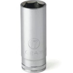 GearWrench 1/4 Inch Drive 6 Point Deep Metric Socket 9mm