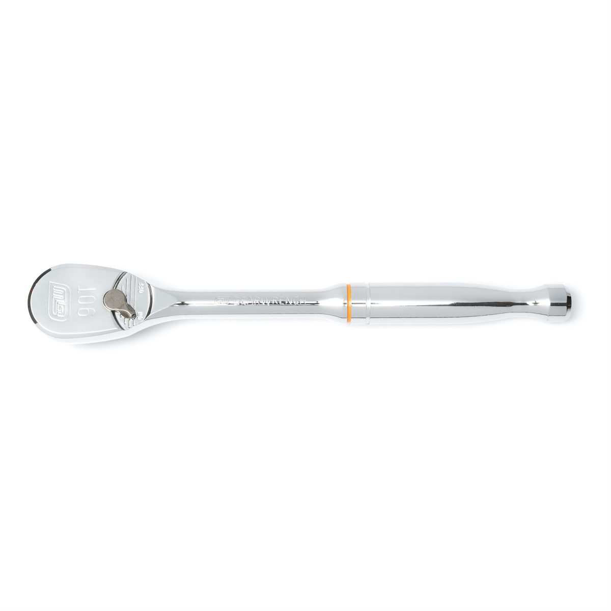 GearWrench 3/8 Inch Drive 90-Tooth Teardrop Ratchet 8 Inch