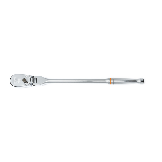 GearWrench 1/2 Inch Drive 90-Tooth Flex Head Teardrop Ratchet 17 Inch