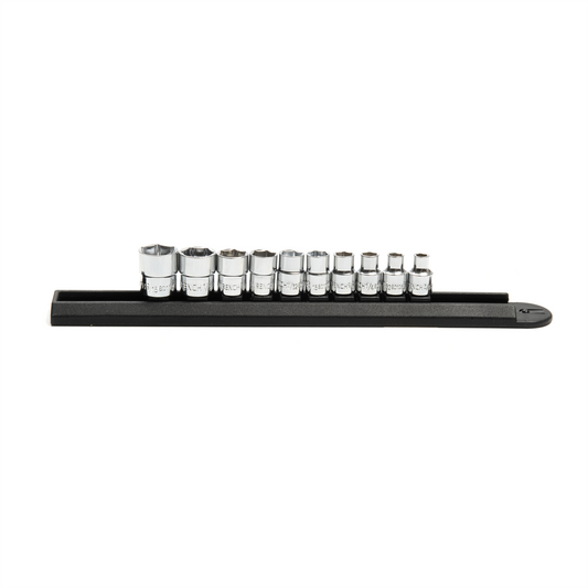 GearWrench 10 Piece 1/4 Inch Drive 6 Point Stubby Socket Set SAE