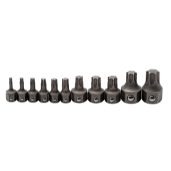 GearWrench 11 Piece Torx Insert Bit Set for 6 & 12 Point Wrenches