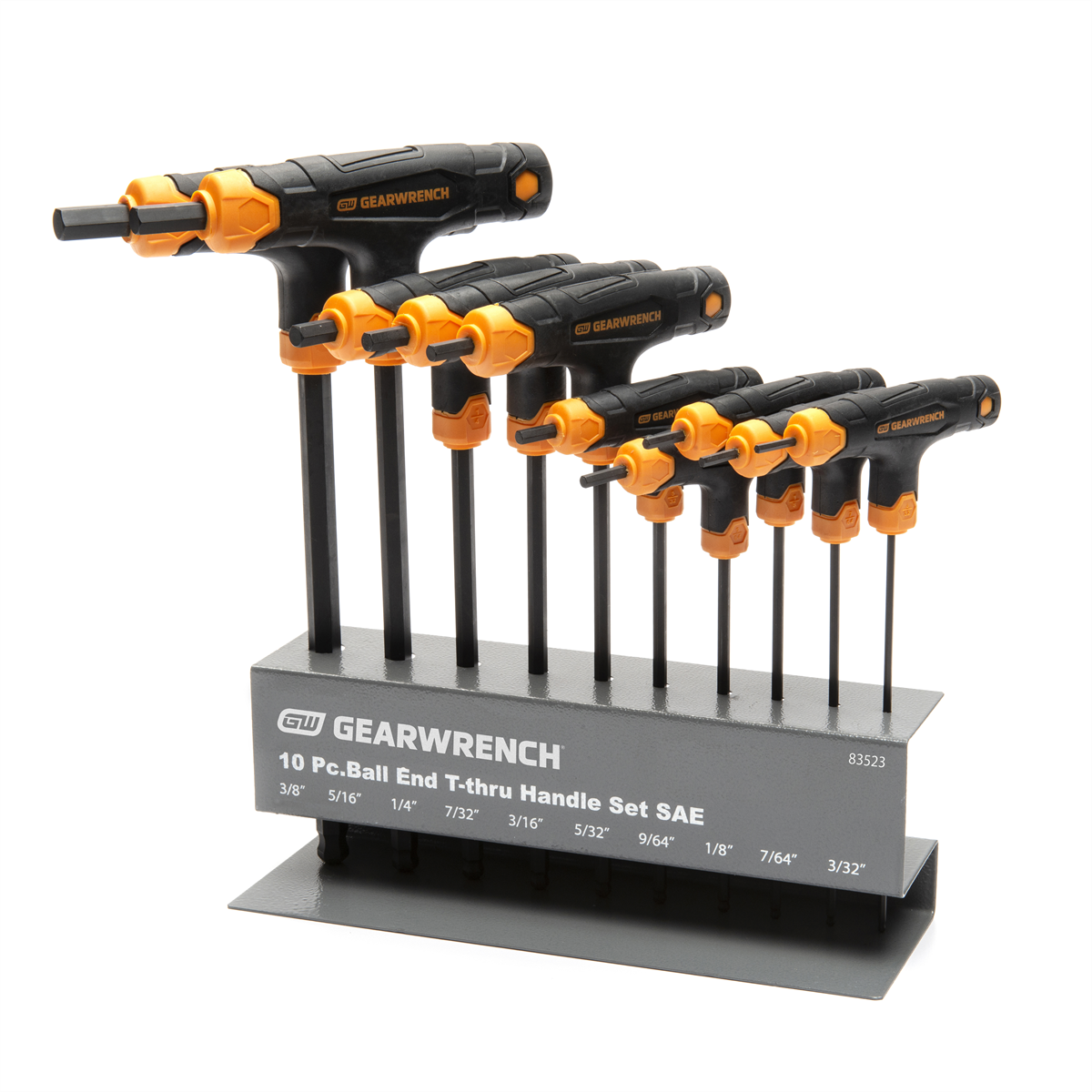 GearWrench 10 Piece SAE Ball End T-Handle Hex Key Set