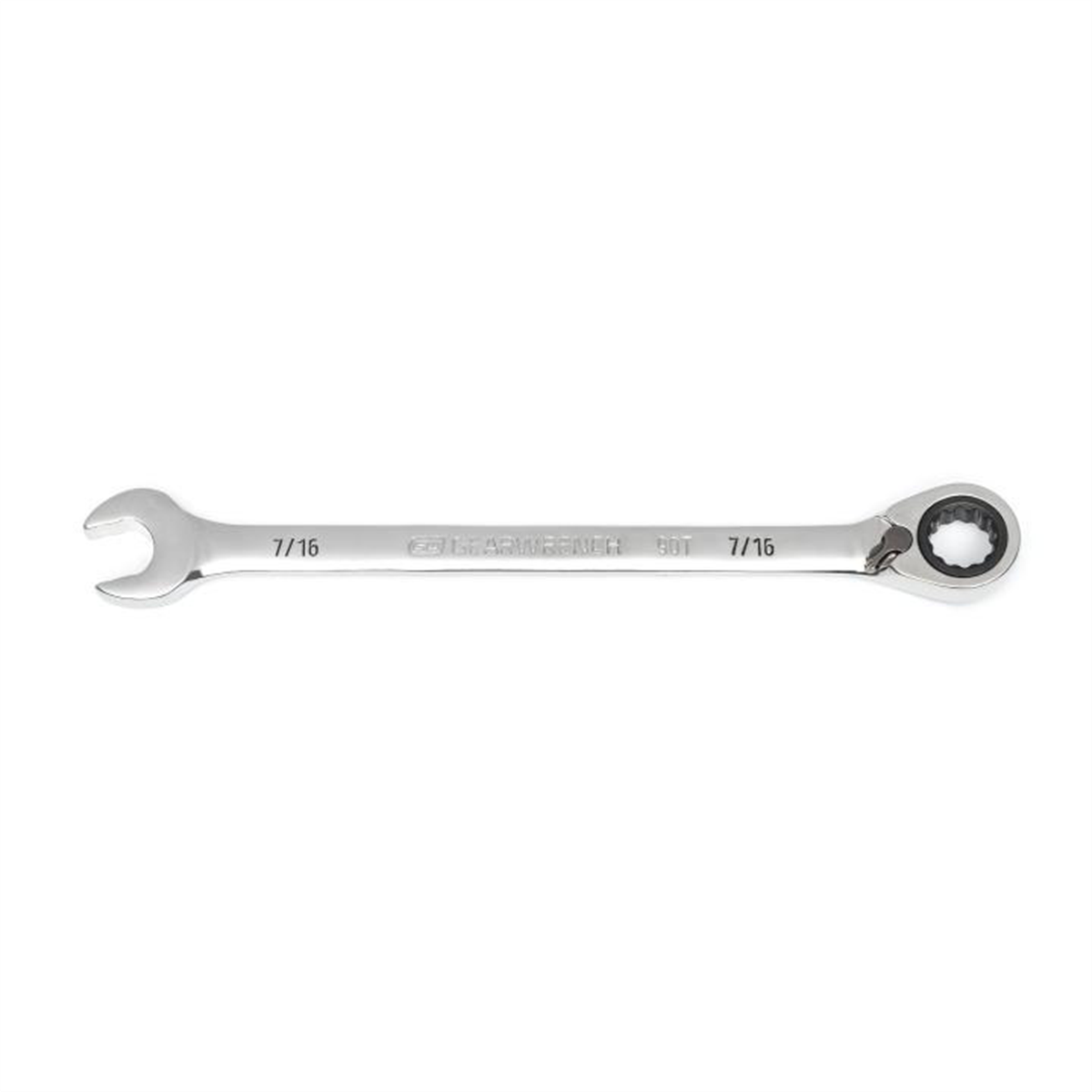 GearWrench 7/16 Inch 90-Tooth 12 Point Reversible Ratcheting Wrench