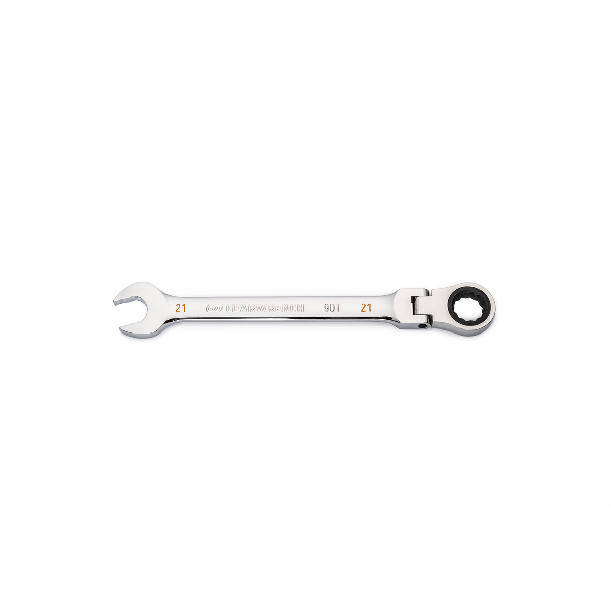 GearWrench 21mm 90-Tooth 12 Point Flex Head Ratcheting Combination Wrench