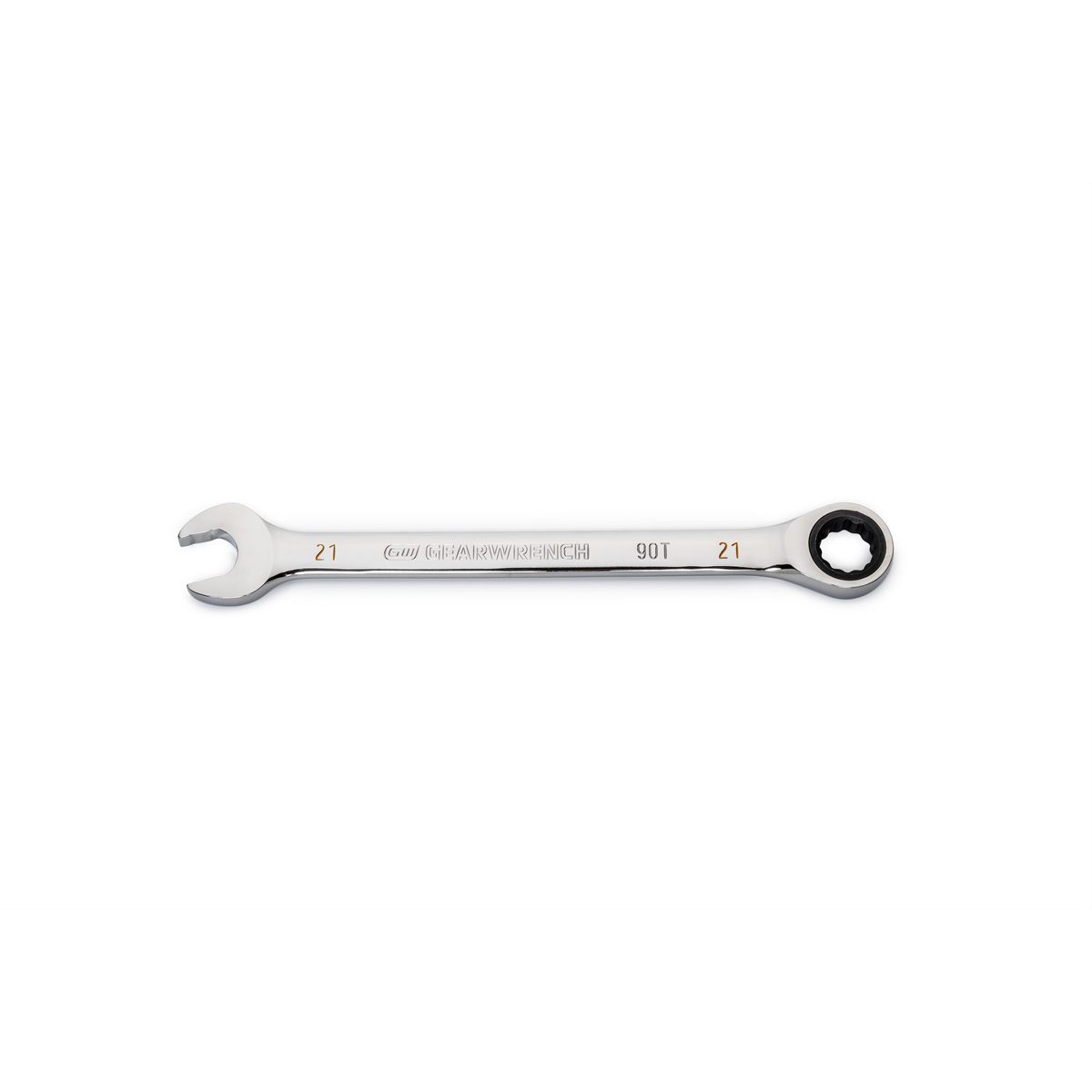GearWrench 21mm 90-Tooth 12 Point Ratcheting Combination Wrench