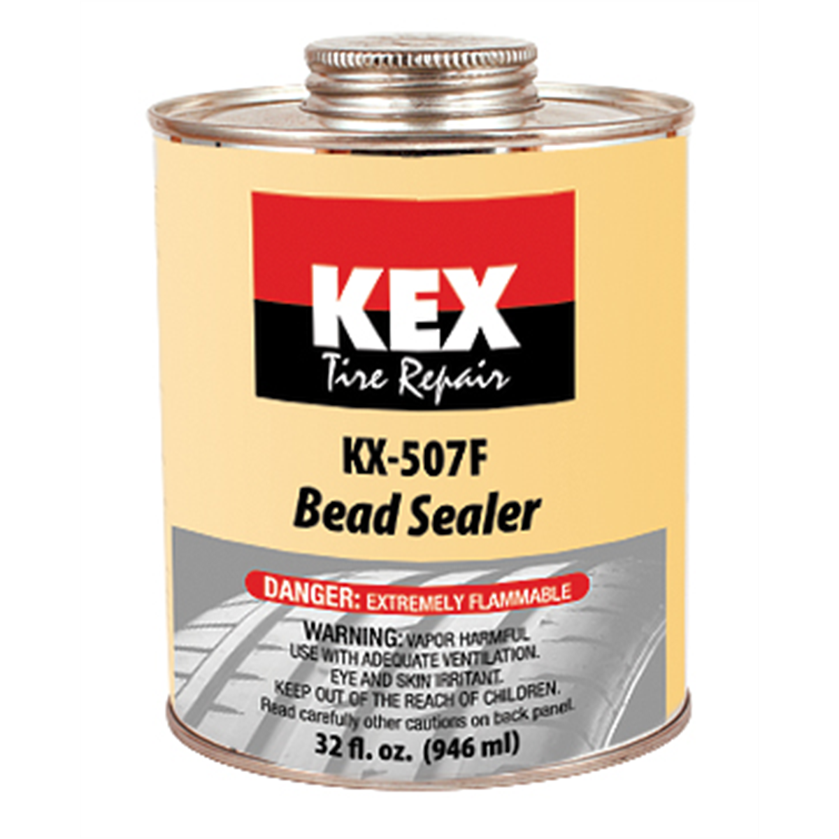 KEX Tire Repair Bead Sealer, Flammable, No-Drip Formula