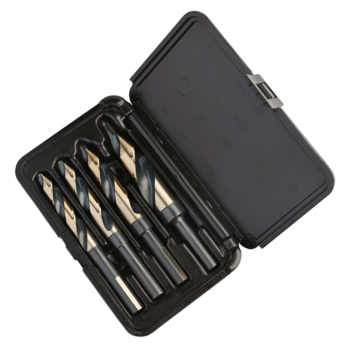 KnKut KnKut 4 Piece Step Point 1/2" Reduced Shank Drill Bit Set 9/16 - 5/8 - 3/4 - 1"