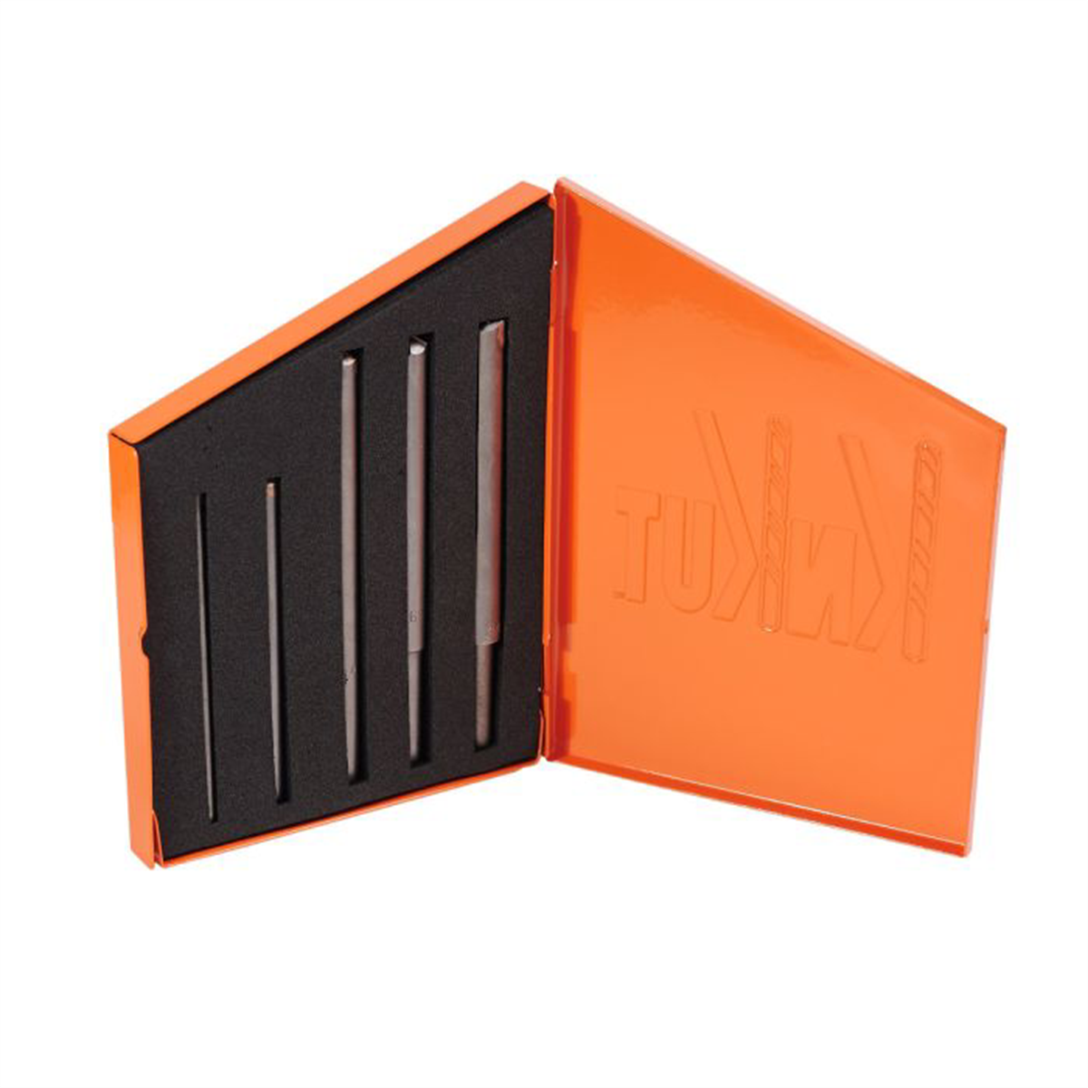 KnKut KnKut 5 Piece Left Hand Step Point Mechanics Length Drill Bit Set