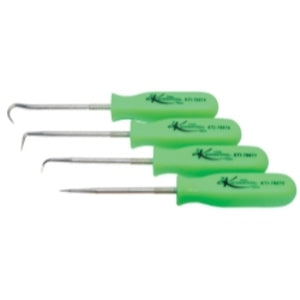 K Tool International PICK SET 4 PC. NEON GREEN