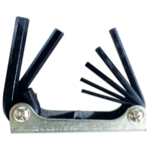 K Tool International HEX KEY SET 7 PC. FOLDING SAE 1/8IN.-3/8IN.