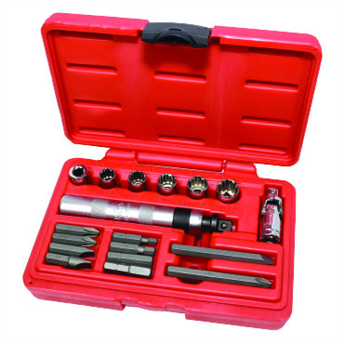 K Tool International Impact Driver Set 18 Piece 3/8 in. Dr