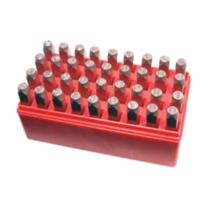 K Tool International Stamp Set Letters and Numbers 3/16 in.