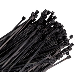 K Tool International Cable Zip Tie 7 in. Black 100/Pack 50 lb. Tensile