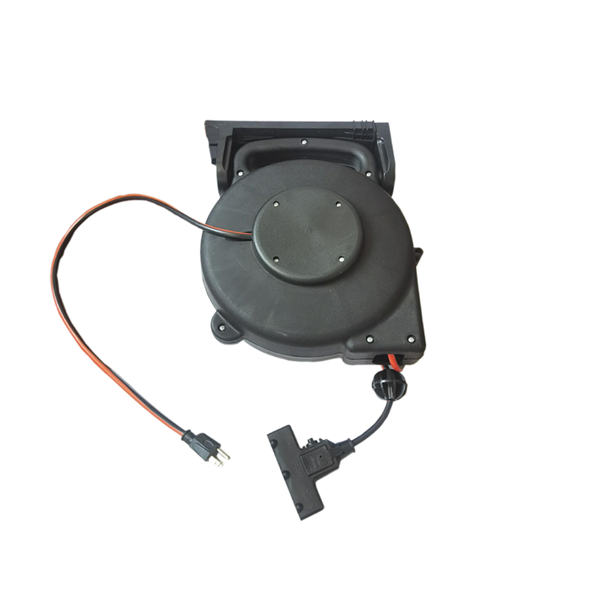 K Tool International 50 ft Retractable Triple Tap Reel