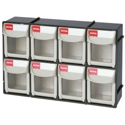 ShopSol Flip Out Part Storage Bins - 8 Compartment