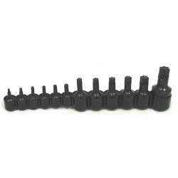 Lisle SOCKET SET TORX 12 PC 1/4 & 3/8 & 1/2IN. DRIVE