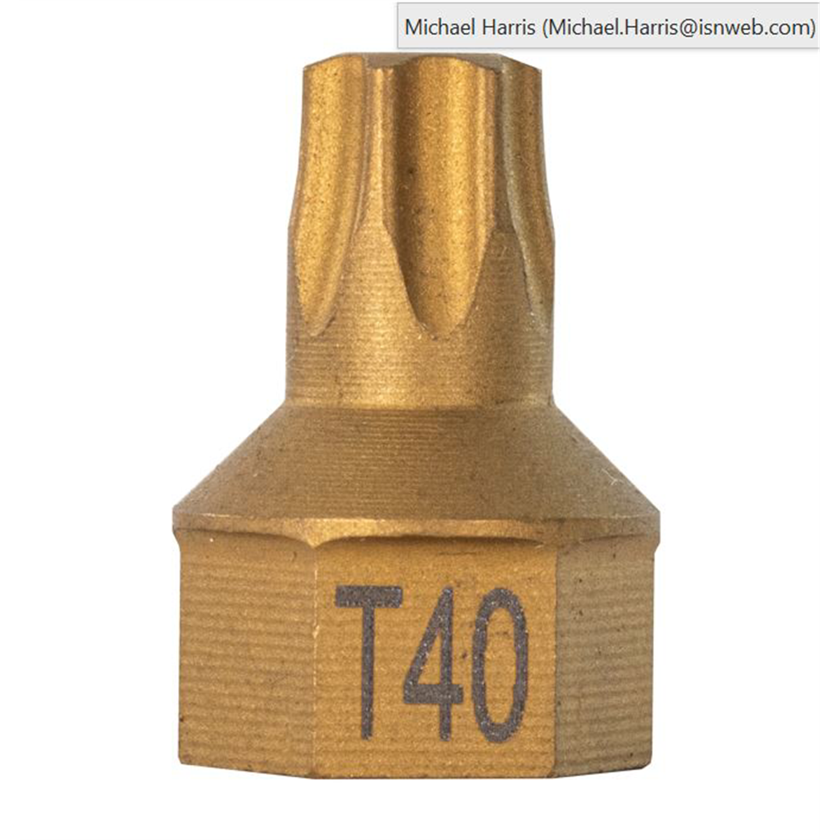 Mayhew T40 Torx Dual Drive Bit, 7/16" Drive