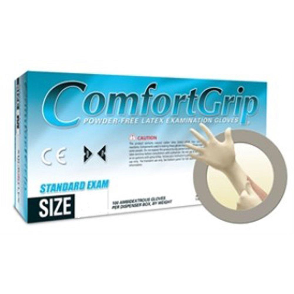Comfortgrip latex exam gloves xl 100pk