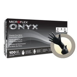 Microflex GLOVE ONYX N64 NITRILE M