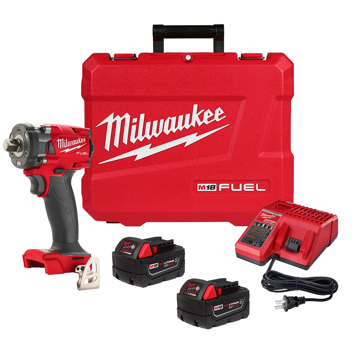 Milwaukee Tool M18 FUEL 1/2 " Compact Impact Wrench w/ Pin Detent Kit