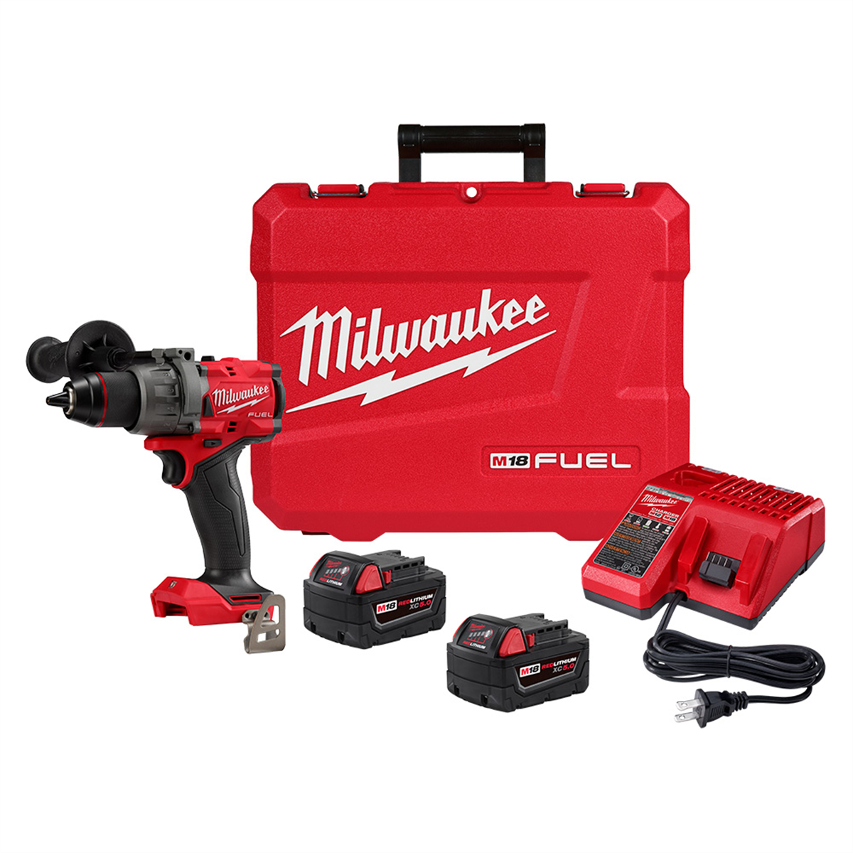 Milwaukee Tool M18 FUEL 1/2" Hammer Drill/Driver Kit