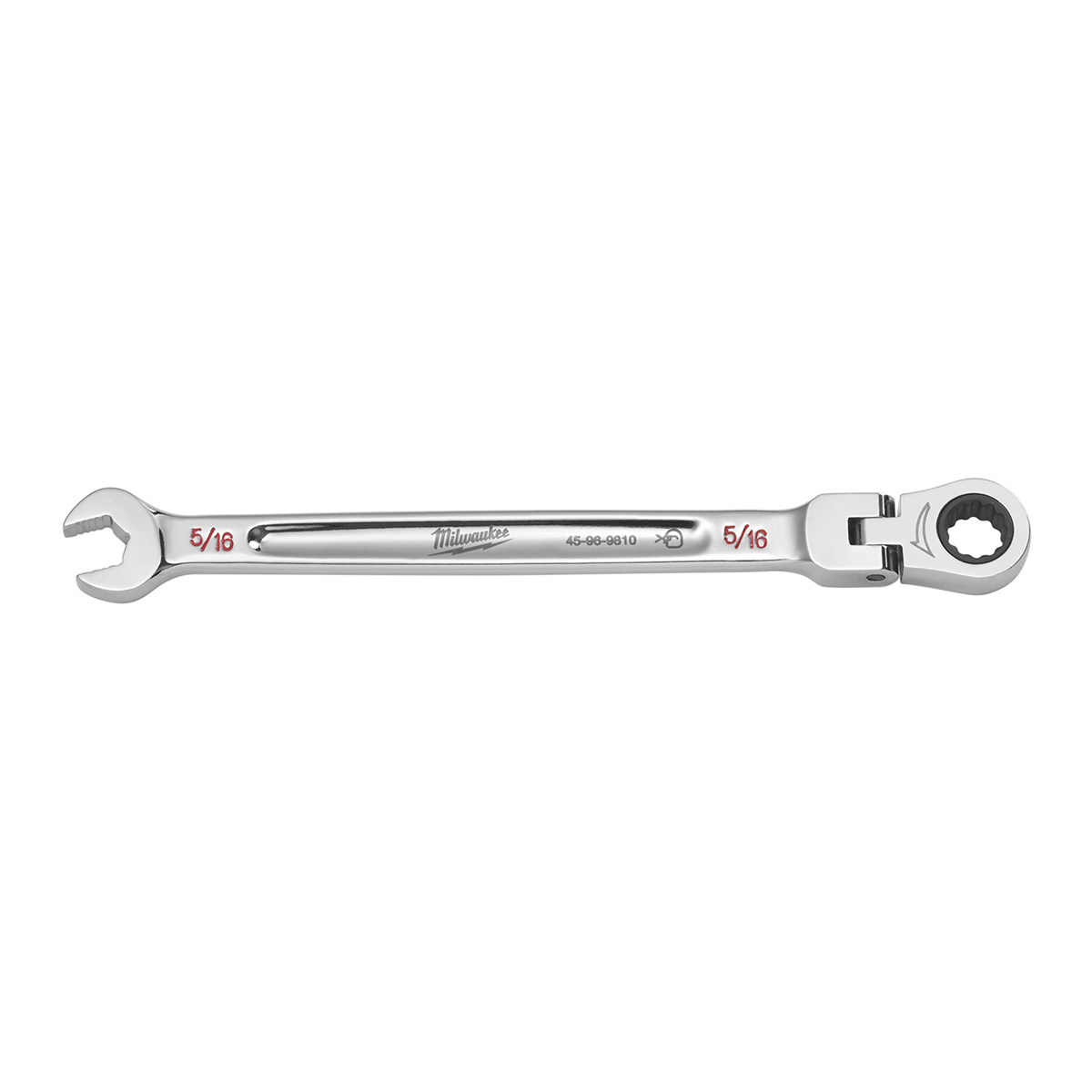 Milwaukee Tool 5/16" Flex Head Ratcheting Combination Wrench