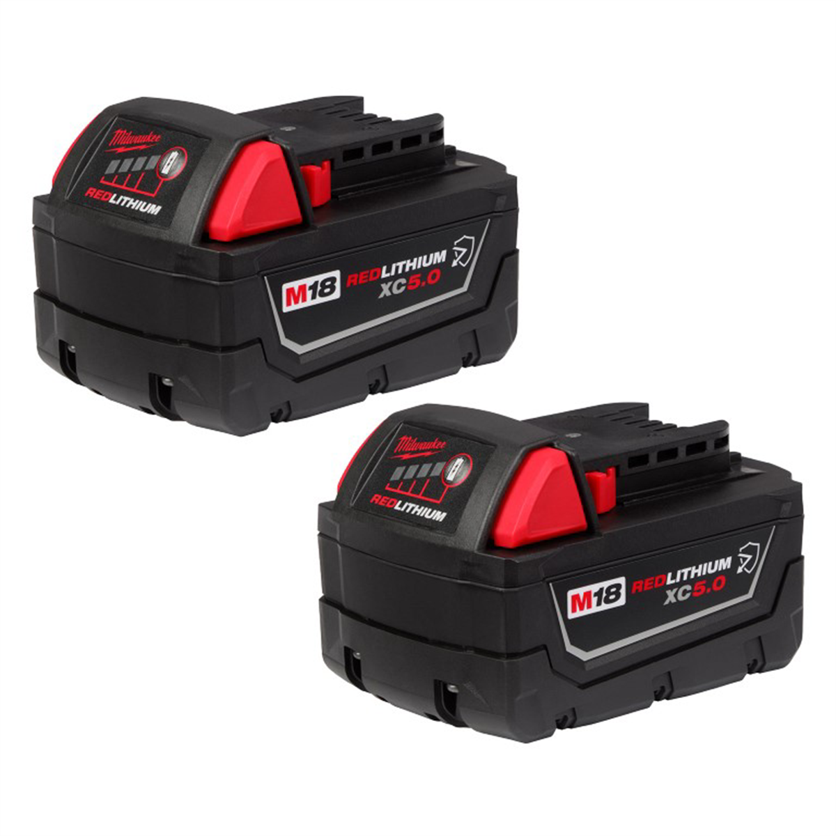Milwaukee Tool M18 REDLITHIUM XC5.0 Resistant Battery 2PK
