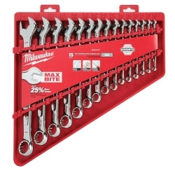 Milwaukee Tool 15pc Combination Wrench Set - SAE