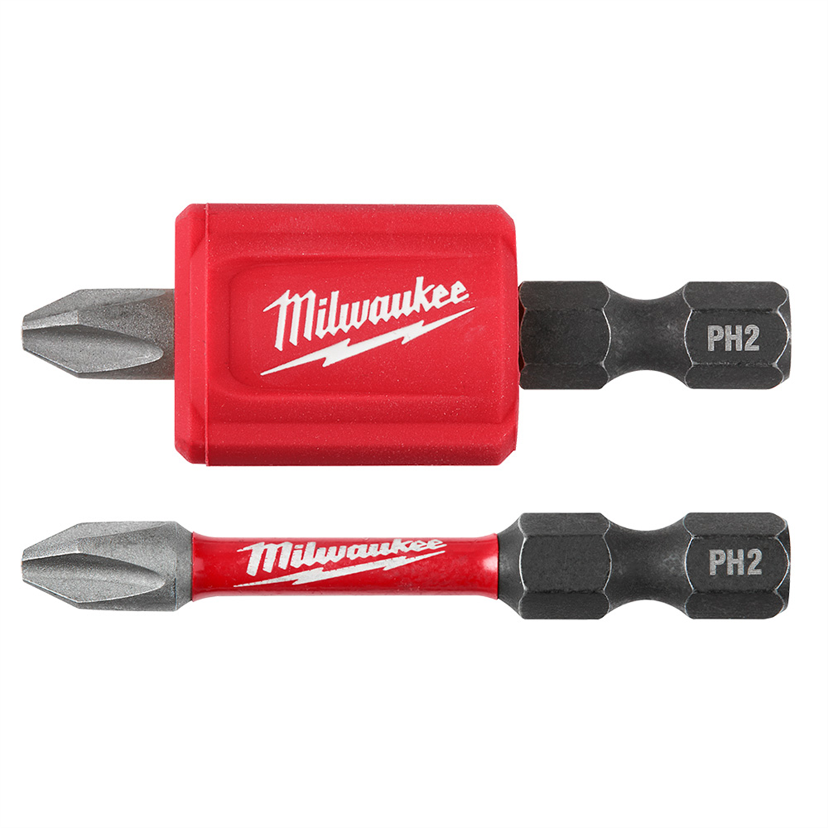 Milwaukee Tool SHOCKWAVE Impact Duty Magnetic Attachment and PH2 Bit Set - 3PC