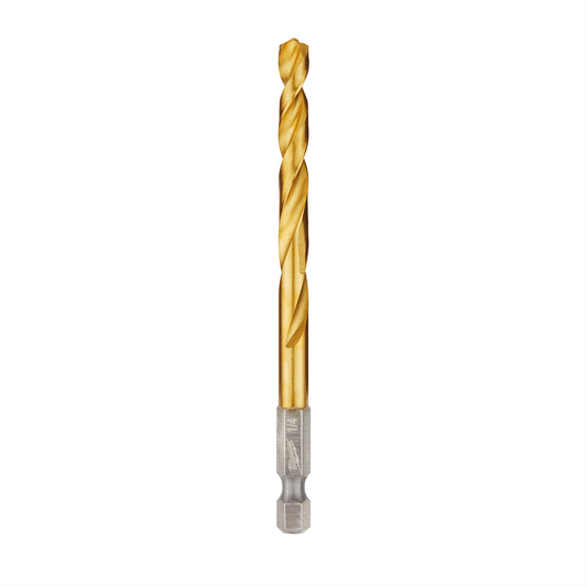 Milwaukee Tool 1/4" SHOCKWAVE RED HELIX Titanium Drill Bit
