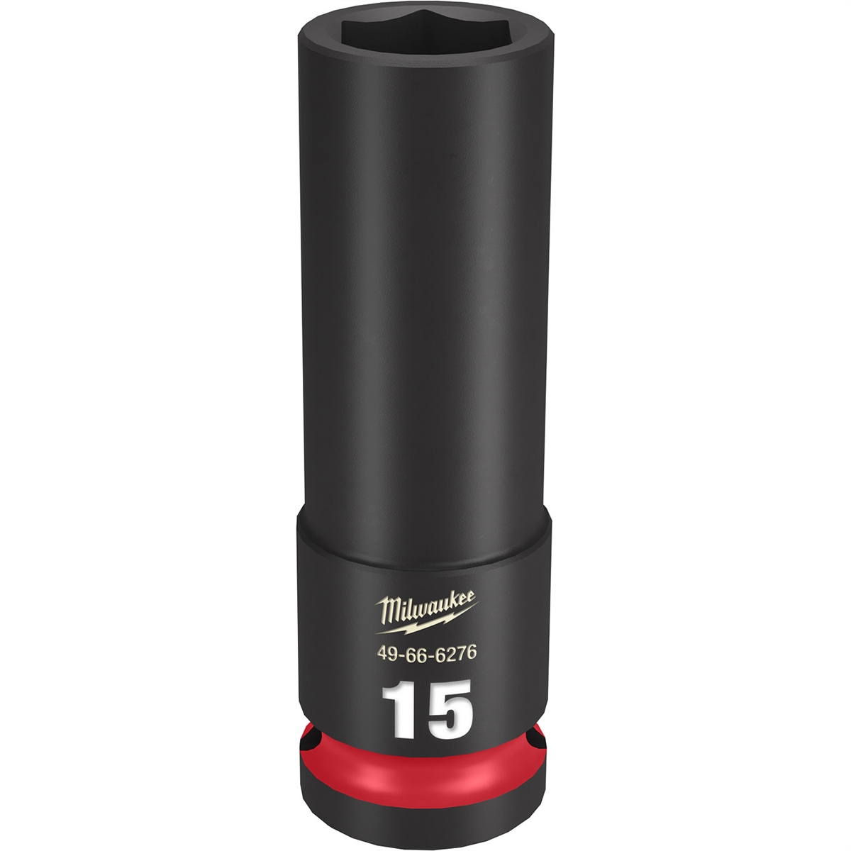 Milwaukee Tool SHOCKWAVE Impact Duty  1/2"Drive 15MM Deep 6 Point Socket