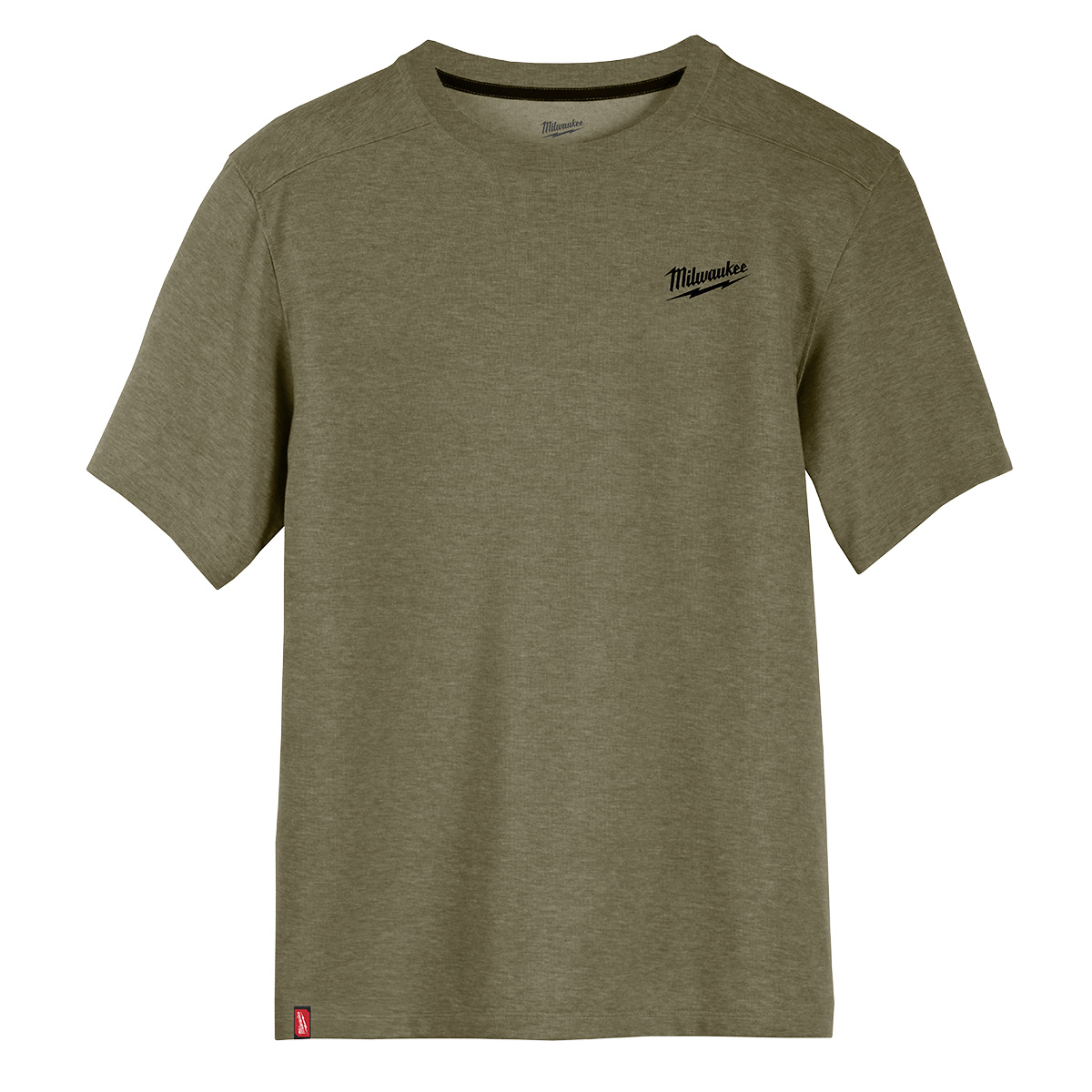 Milwaukee Tool HYBRID WORK TEE - SS GREEN XL