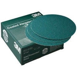 3m production discs stikit green corps 36e 8in 50/bx