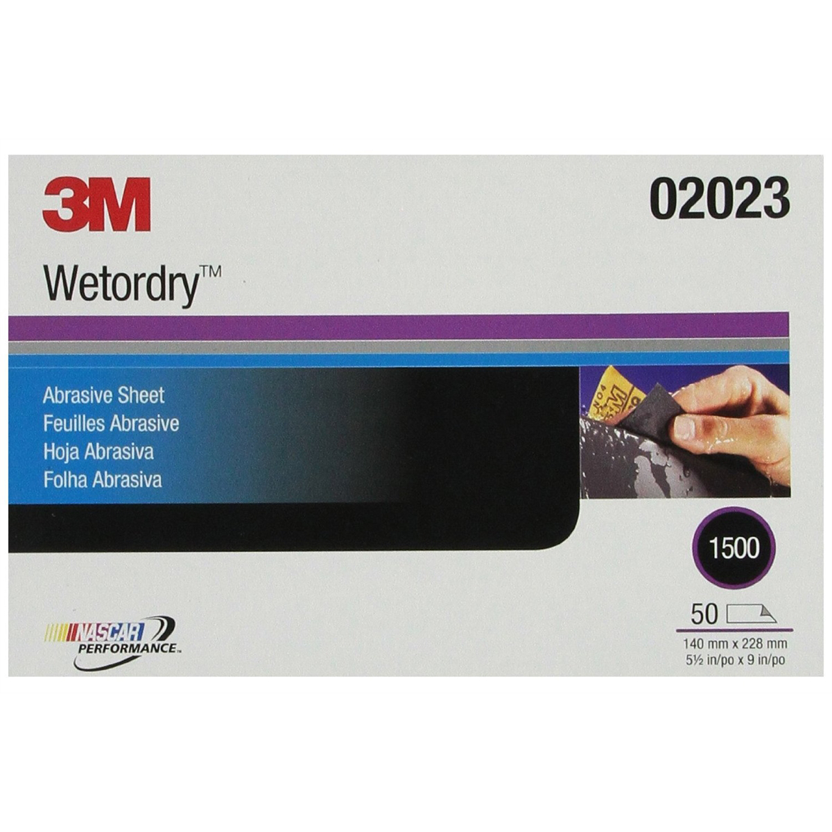 3m paper sand imp 1500 micro fine 5 1/2x 9 50/sl