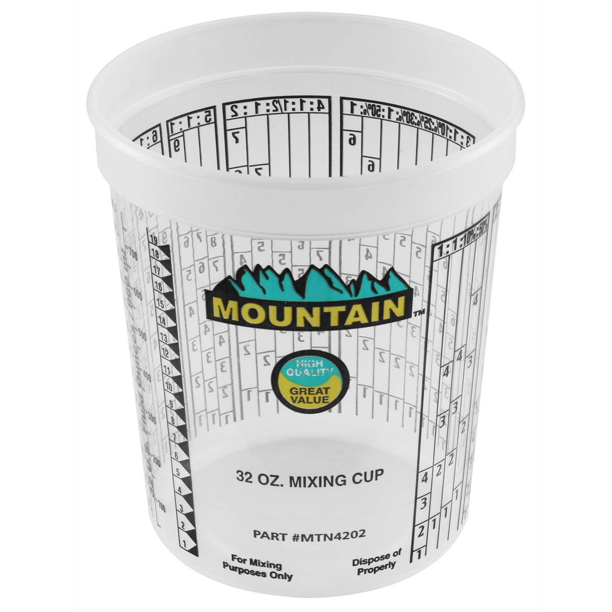 Mountain DISPOSABLE QUART MIXING CUP (100/CS)