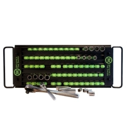 Mechanic's Time Savers 5 Row Lock-a-Socket Tray - Matte Black