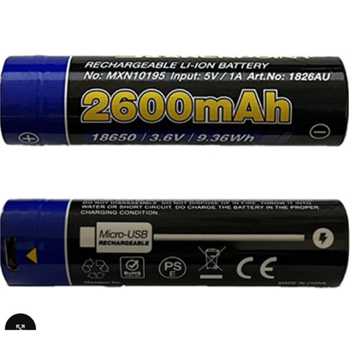Maxxeon SearchPoint Rechargeable USB Battery