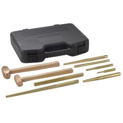 OTC 9-Piece Brass Hammer and Punch Set