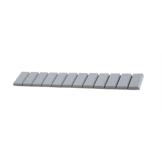 Value Line steel adhesive weights, 0.5 oz segments coated in 15 lb roll with standard adh