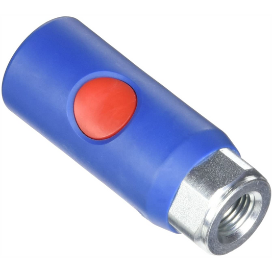 Prevost 1/4 Inch Female NPT URC 06 Automotive Truflate 1/4 Inch Composite Body Coupler on Plate for Compressed Air