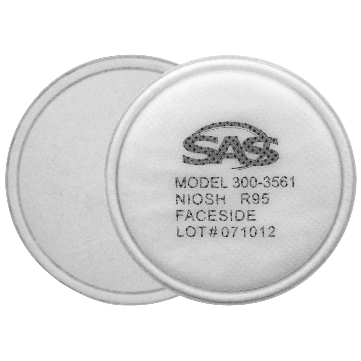 SAS Safety R95 BreatheMate Particulate Filters (Box of 12)