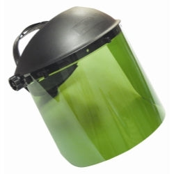 SAS Safety Impact-Resistant Standard Green Faceshield