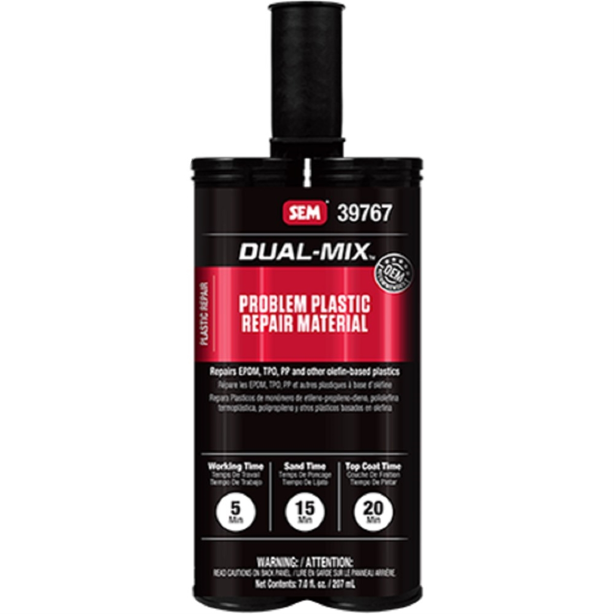 SEM Paints Dual-Mix Problem Plastic Repair Material